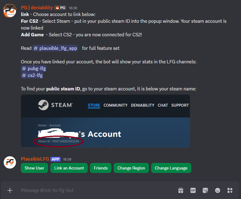 One-click Discord link